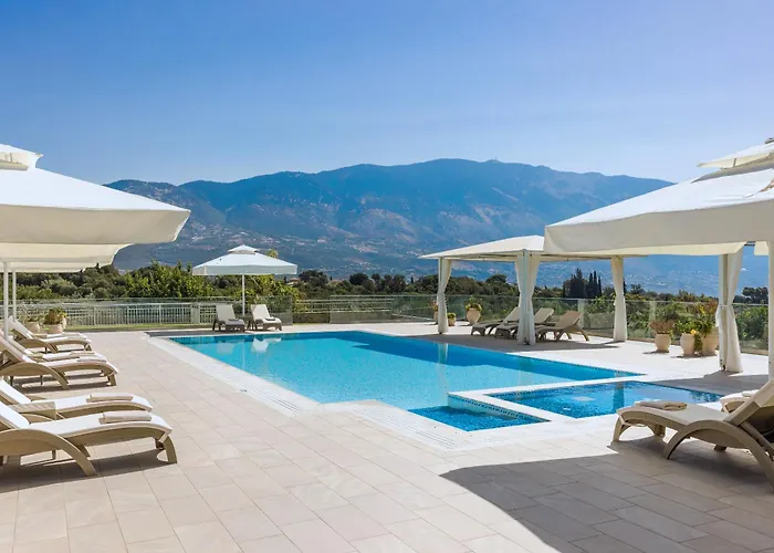 Hidden Gem Estate Kefalonia, Multi-award Winner וילה ספרטיה