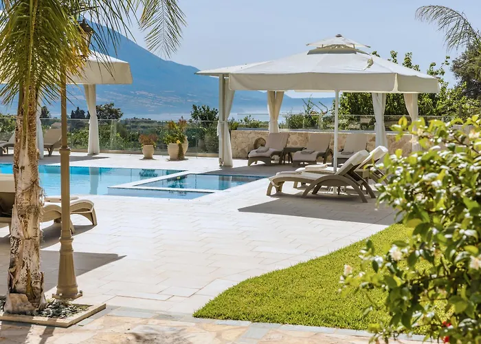 וילה Hidden Gem Estate Kefalonia, Multi-award Winner ספרטיה